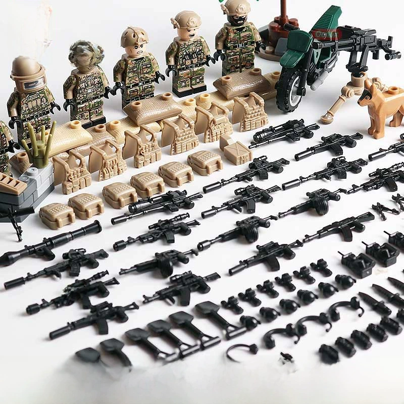 酷匠 Constructor, special forces, minifigures, toy, small parts