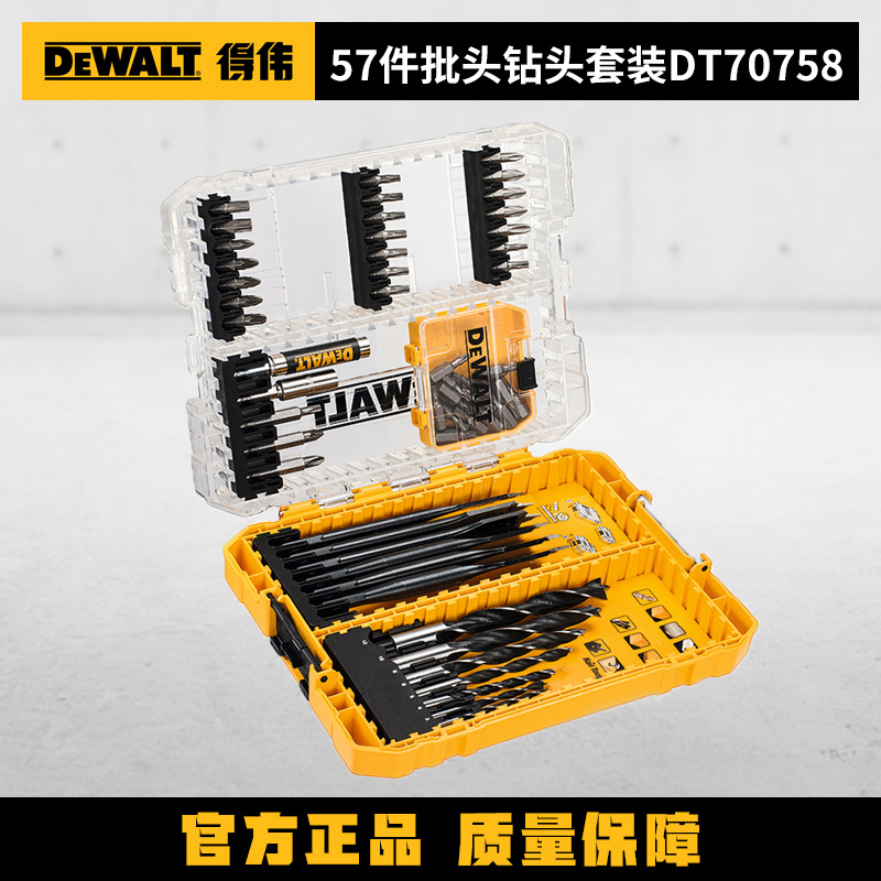Kit de almacenamiento de cabeza de lote de 57 piezas (DT70758)