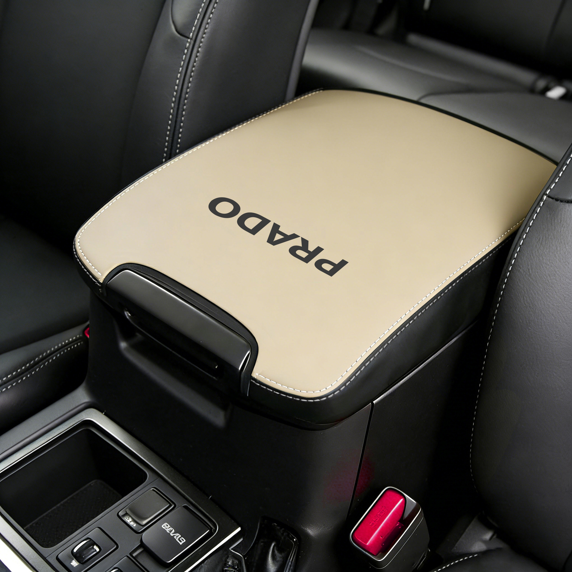 Armrest Box Leather Cover for Toyota Prado 2010-2021