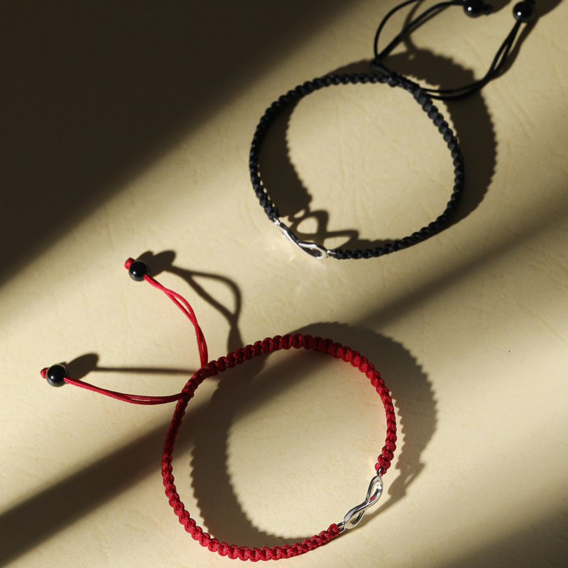 Joyería de moda japonesa y coreana transfronteriza pulsera hombres y mujeres accesorios populares pareja joyería personalizada año de nacimiento pulsera