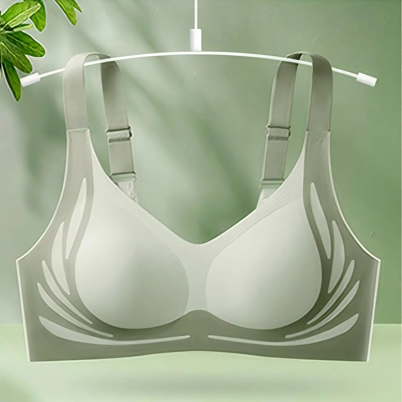 【店舗ガーディアンによるサポート】女性用シームレスブラジャー、ノンワイヤー快適バックバックルブラジャー、女性用ブラジャー|undefined