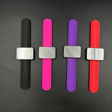 化妆师盘发工具磁铁啪啪圈手环美发师磁力发夹发卡吸拾拍拍手腕带
