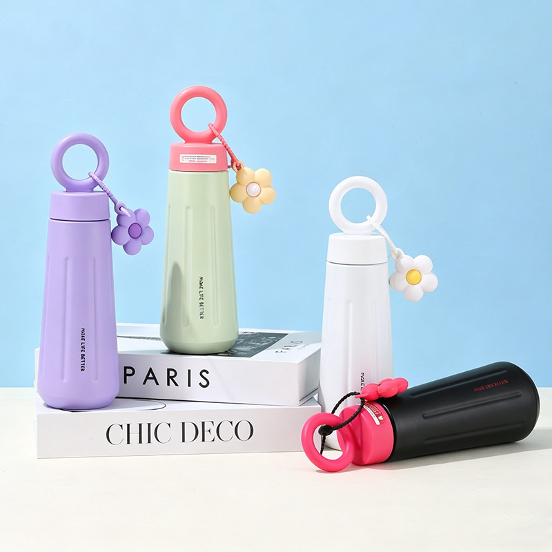 High-Appearance Value Hanging Chain Petal Cup 316 Stainless Steel Thermos Cup Outdoor Portable Convenient Water Cup Creative Handy Cup High-Appearance Value Hanging Chain Petal Cup 316 Stainless Steel Thermos Cup Outdoor Portable Convenient Water Cup Creative Handy Cup