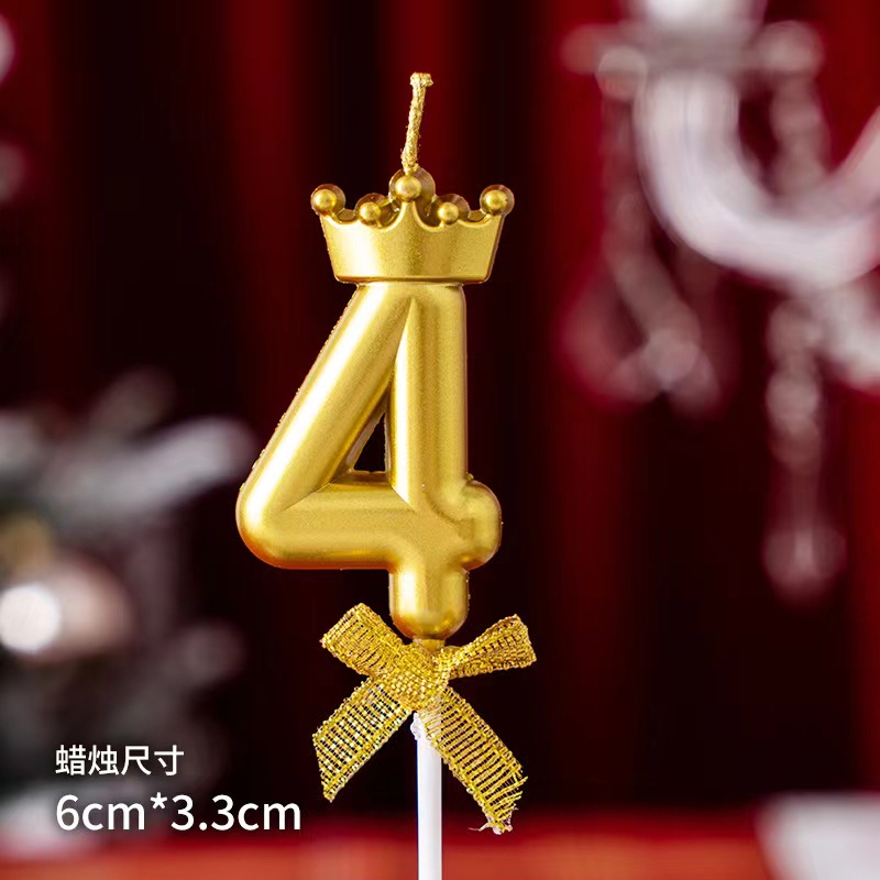 Velas digitales corona arco dorado 4