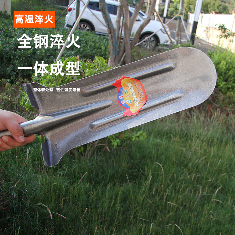 Pala de excavación de árbol de hombro ancho en blanco y negro pala de excavación de árbol multifuncional pala de excavación de suelo al aire libre pala de excavación de acero al manganeso