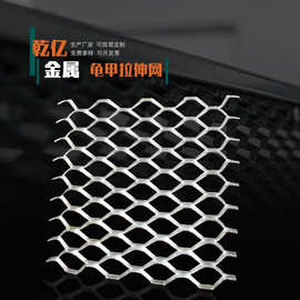 广东拉伸网厂家金属龟甲网孔隔断拉伸网幕墙3D装饰铝板张拉网现货