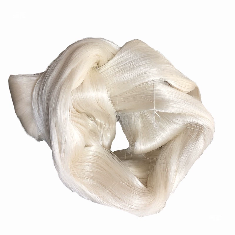 Mulberry silk raw silk dyeing, valerian wood dyeing raw material, white factory silk tie-dye, plant-dyed silk thread