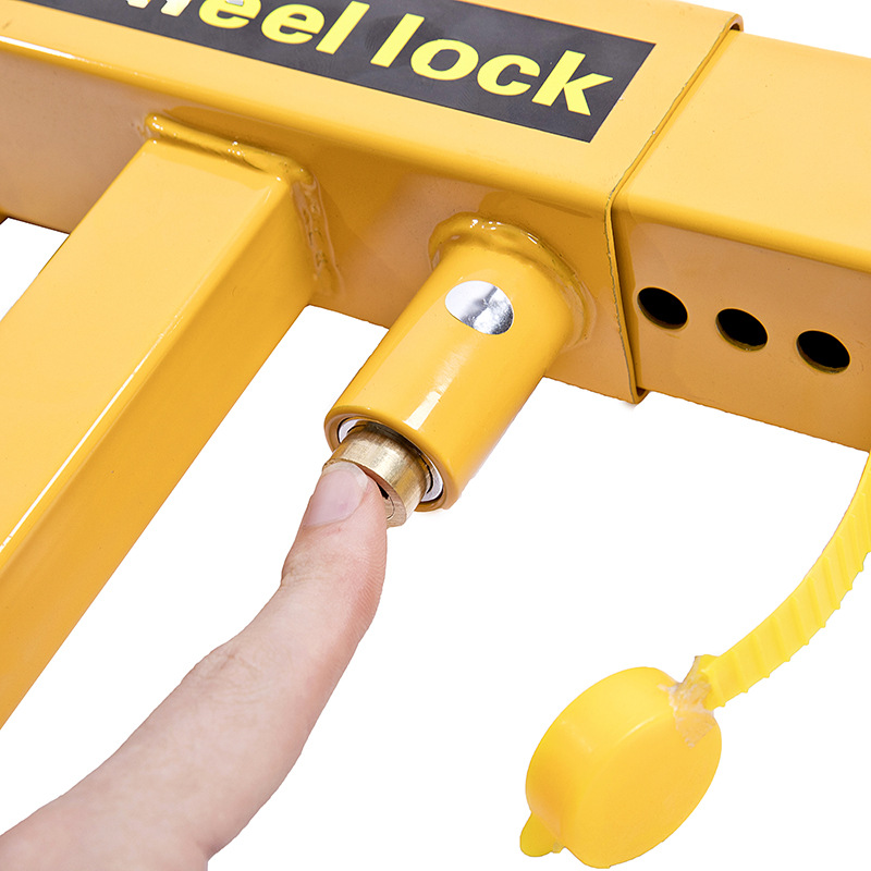 Car Tire Lock, Thickened Car Lock Device, Wheel Lock, Universal Car Lock, Anti-Theft Lock, Property Lock, Horn-Shaped Clip Lock
