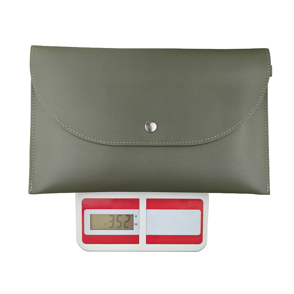 Agujas de suéter transfronterizas de óxido de aluminio verde desmontables 3.0 - 10.0mm13 tarjeta de pago cubierta PU