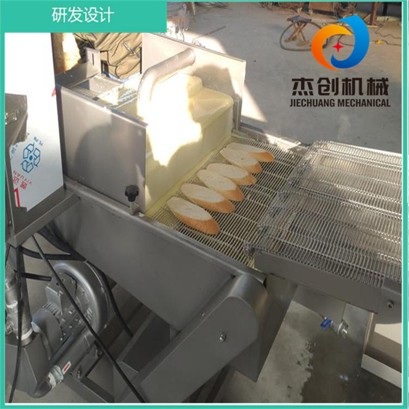推荐吐司面包片上浆机 不锈钢瀑布式挂浆机 面包片淋鸡蛋液机器