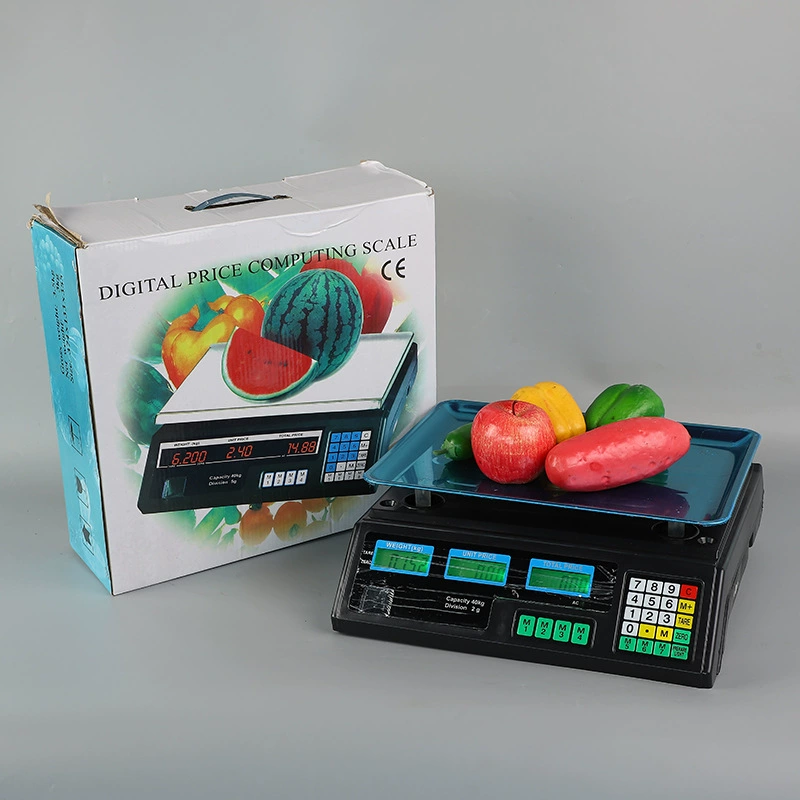 Внешняя торговля английская версия Электронные весы Электронные настольные весы Электронные весы фрукты и овощи кухонные весы 30kg/40kg