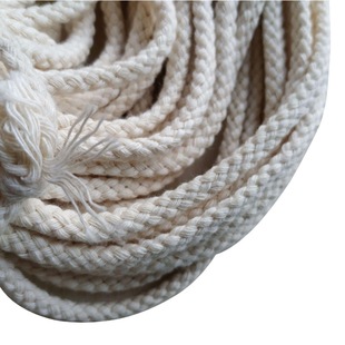Factory direct supply clothing accessories 8-strand cotton twist rope dyeable drawstring hat rope drawstring pocket eight-strand rope belt