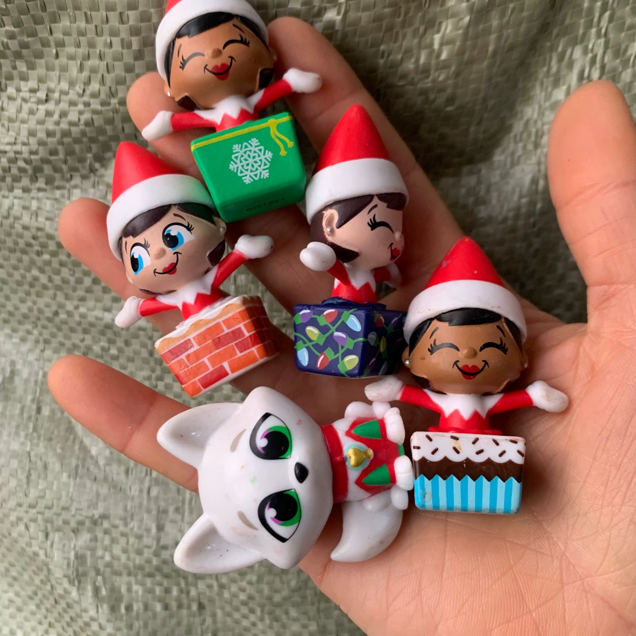 Массовая рождественская кукла-эльф, игрушечная модель, орнамент