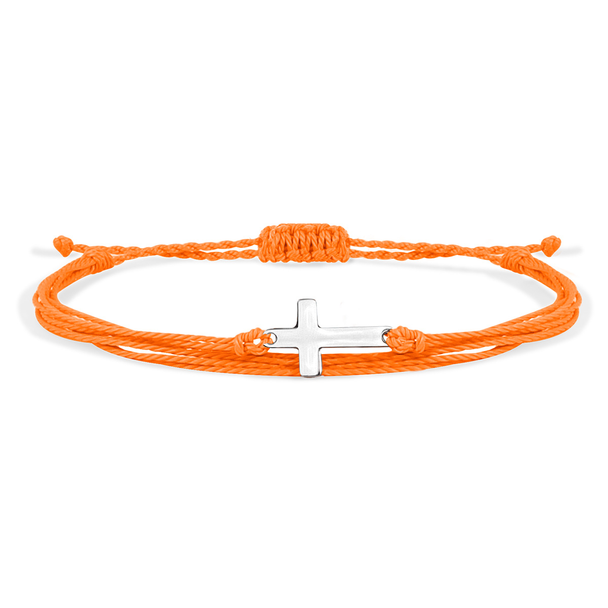 Solid Color Pattern Simple Style Solid Color 304 Stainless Steel Rope Wholesale Drawstring Bracelets