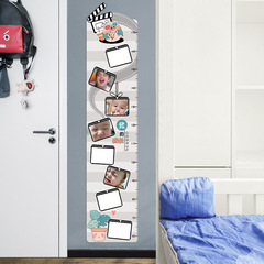 T9J5 wholesale children's room wall decoration room layout boy bedroom stickers planet wall stickers height measurement