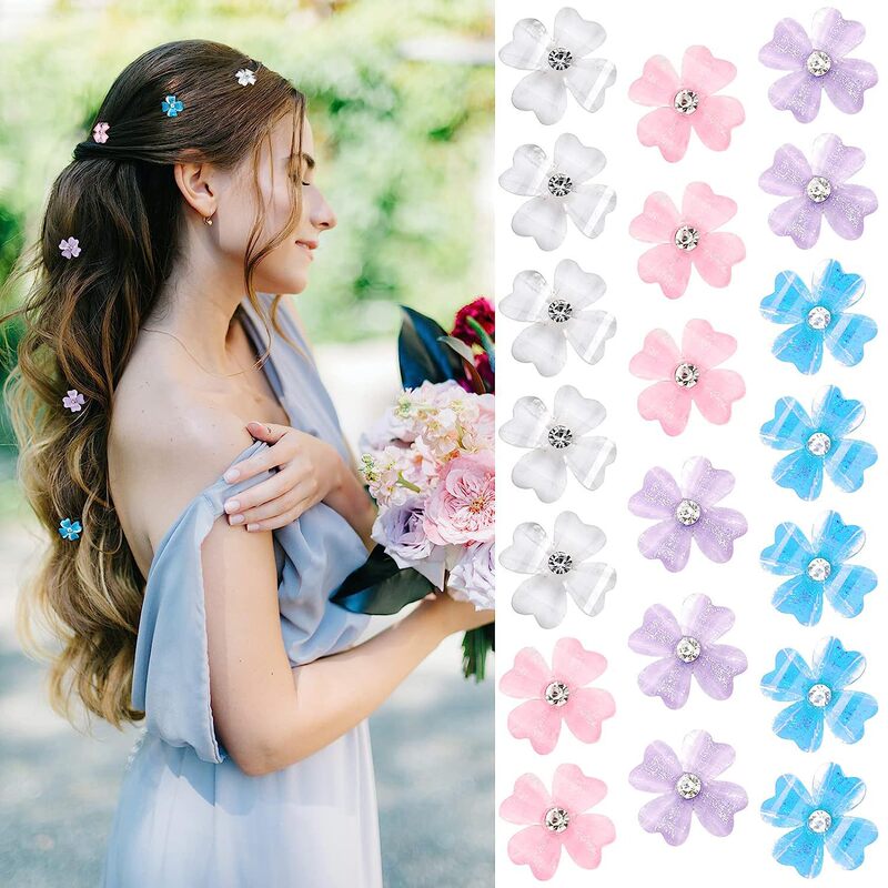 真珠のU型のヘアピンのヘアピンのビーズの花の髪とフォークの髪のドリルの花嫁の髪の花のフォークのU型のヘアピンの女性|undefined