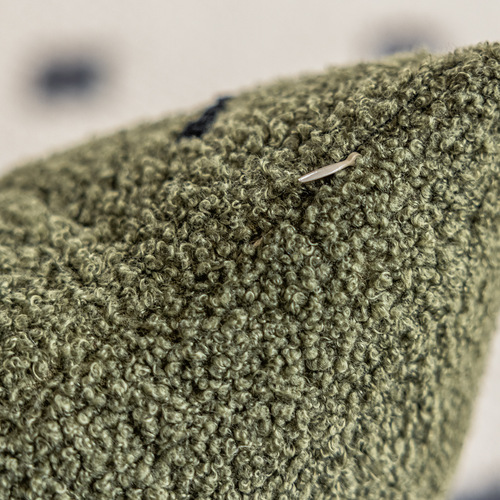 Cross-border Amazon Home Zebra Embroidery Cushion Nap Bay Window Cushion Backrest Living Room Sofa Pillow Cover Wholesale