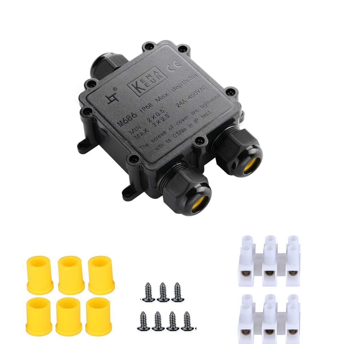 Waterproof IP68 Underground Junction Box,Outdoor External El