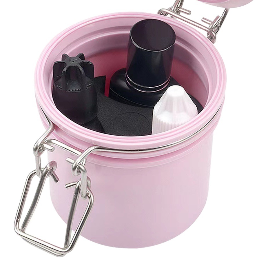 Tarro sellado PET explosivo 250ml rímel de carbón activado pegamento tanque de almacenamiento botella de crema botella de embalaje cosmético