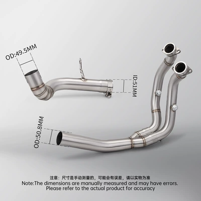 Exhaust Pipe Stainless Steel Front | Motorcycle exhaust pipe