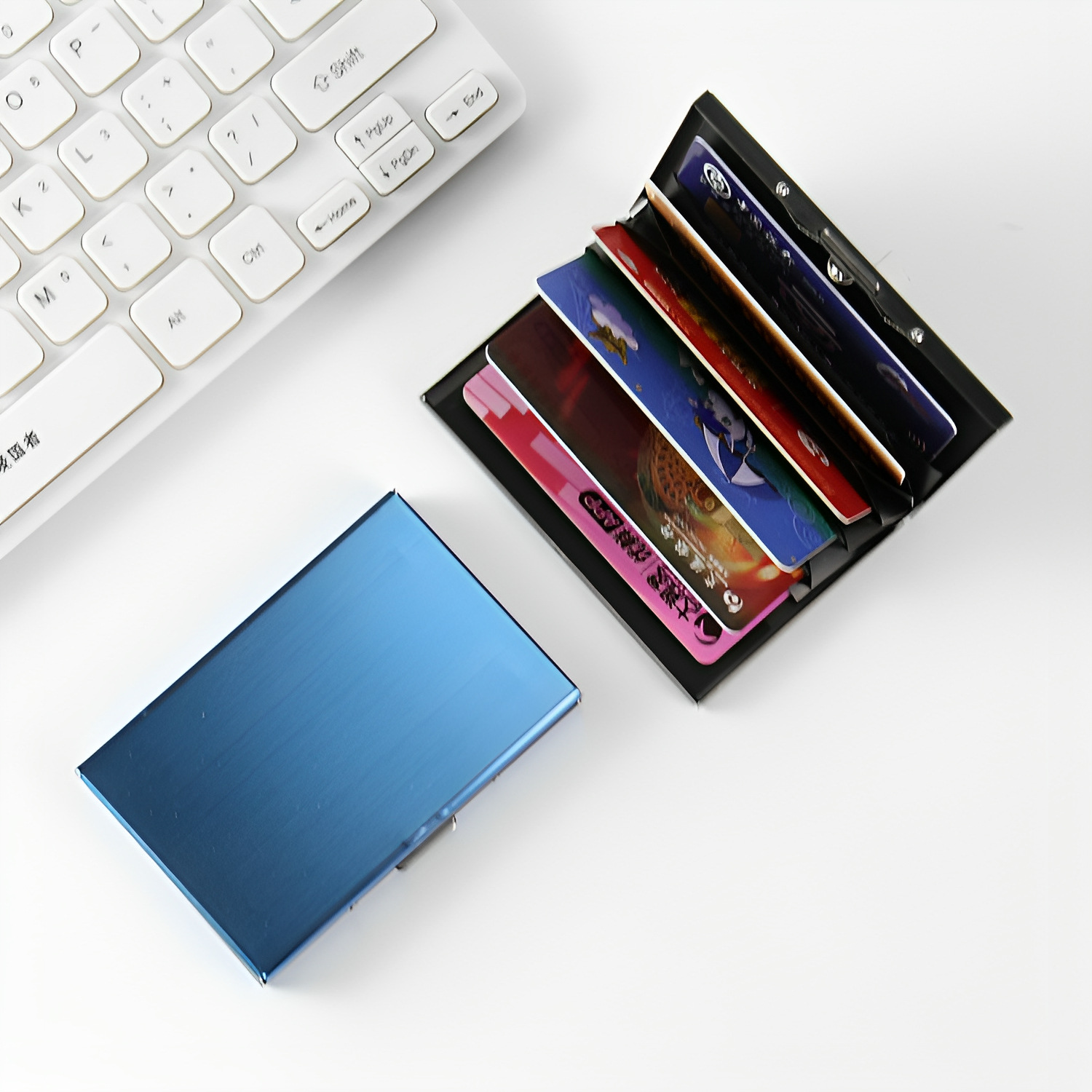 Men's metal card holder