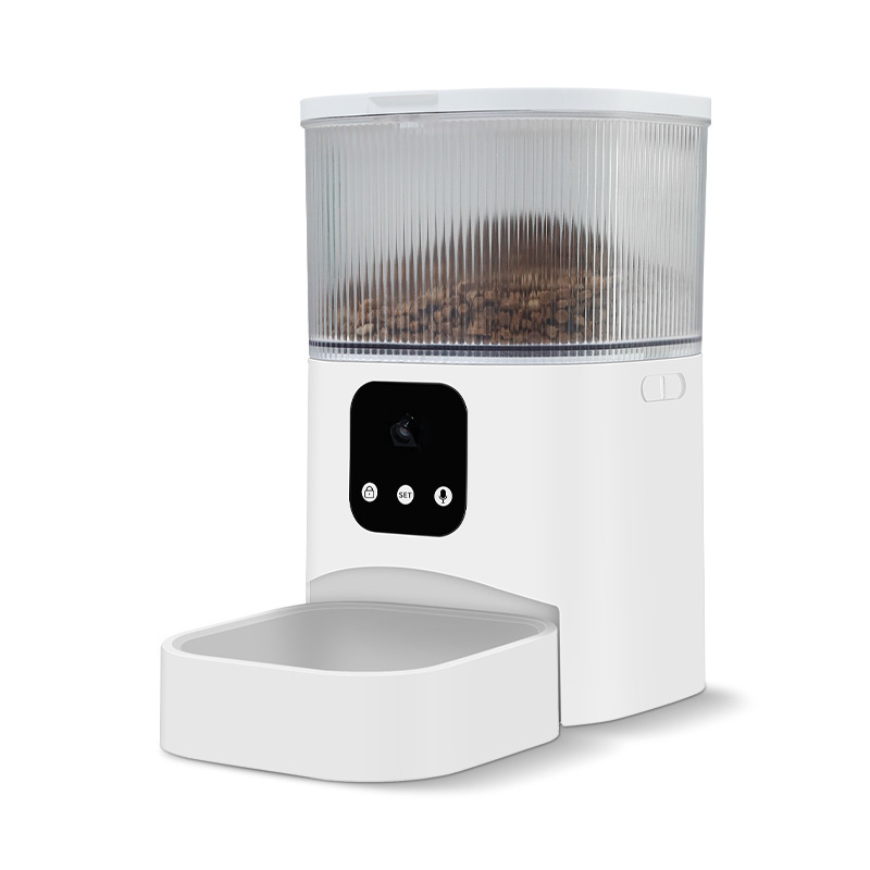 6L智能宠物自动喂食器WiFi视频远程定时定量远程操控猫狗投食机|undefined