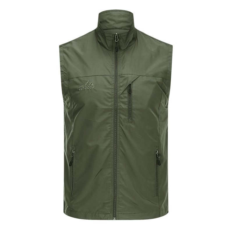 2022 Spring New Thin Vest Men's Waistoutwear Jacket Outdoor Style Sports Vest Large Size Workwear Vest Jacket 2022 Spring New Thin Vest Men's Waistoutwear Jacket Outdoor Style Sports Vest Large Size Workwear Vest Jacket