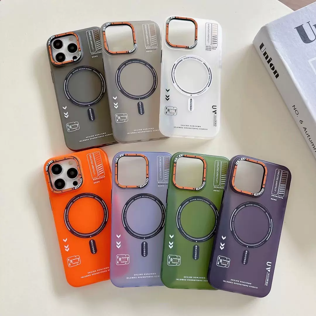 磨砂肤感磁吸适用iphone15Promax手机壳苹果13plus情侣硅胶软简约