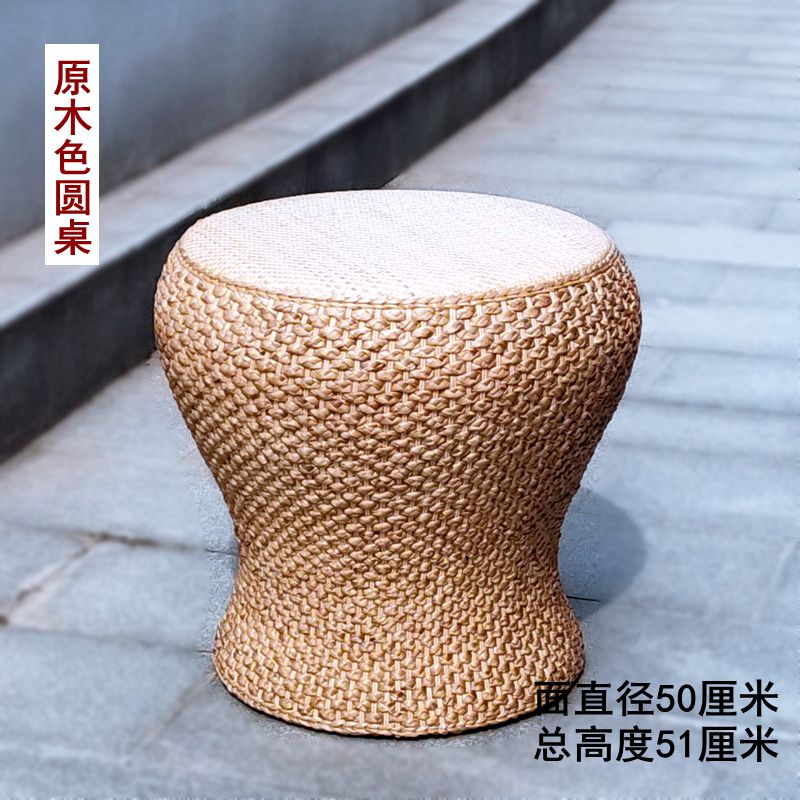 原木色圆桌