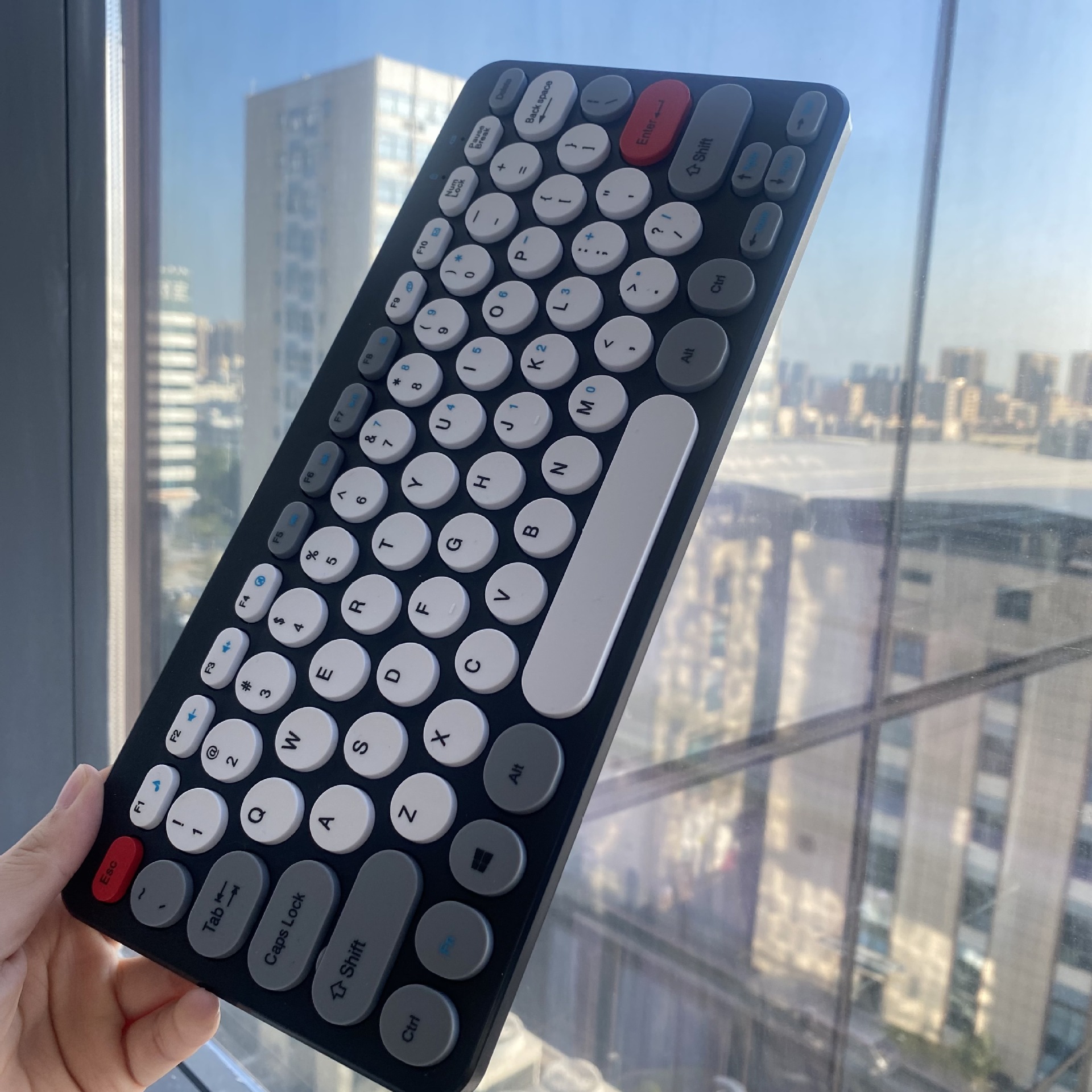 K09 color ultra-thin 2.4g wireless keyboard and mouse set, computer universal 78 key silent office_voghion.com