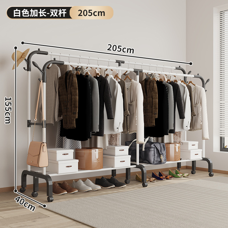 simple dormitorio percha de secado piso vertical dormitorio piso percha de sombrero casa balcón percha de ropa almacenamiento con ruedas percha de ropa