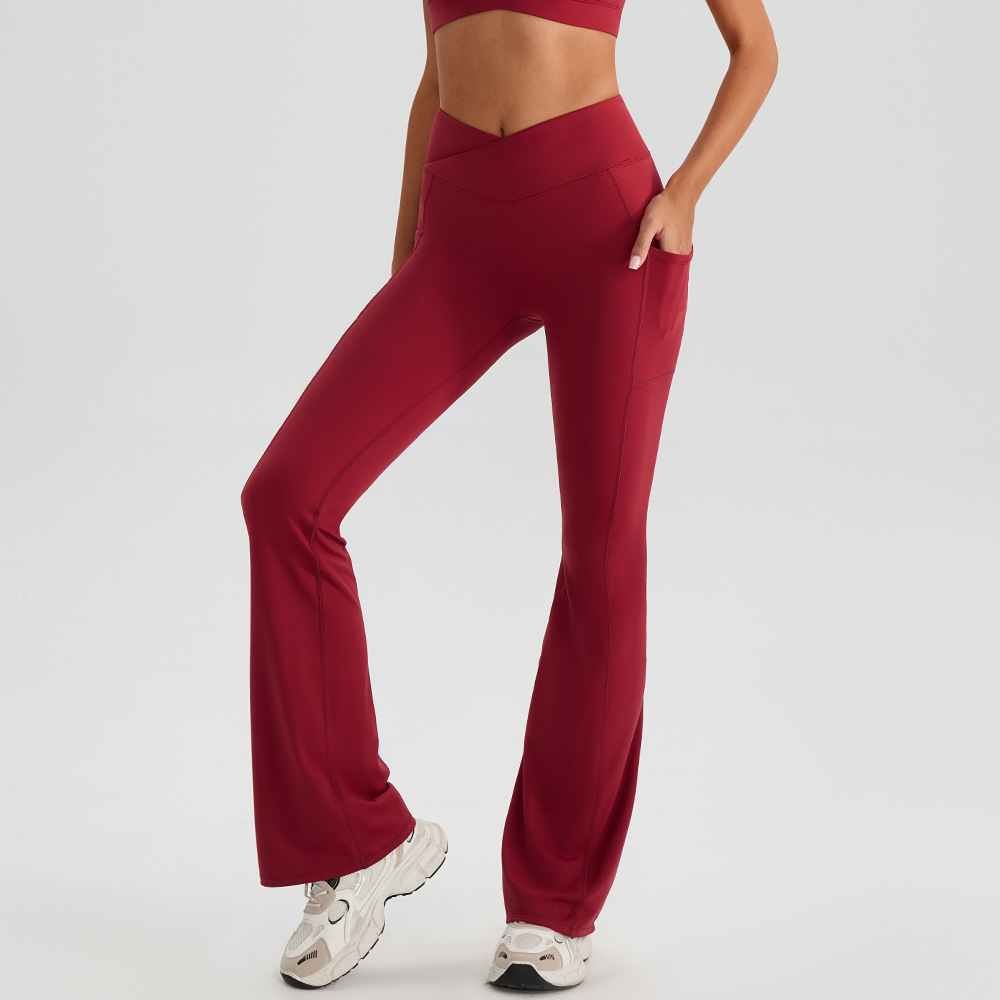 Europa y los Estados Unidos V cintura de pantalones de mujer panty de altavoz de la ropa de ejercicios pantalones de vestir pantalones de vestir pantalones