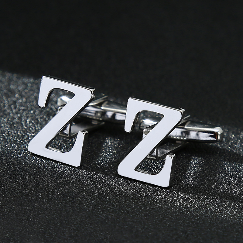Simple Style Letter Iron Plating Unisex Cufflinks display picture 10