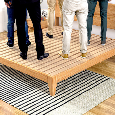 床板实木排骨架榻榻米床架木条床铺板折叠挡床架子骨架木加厚防潮|ru
