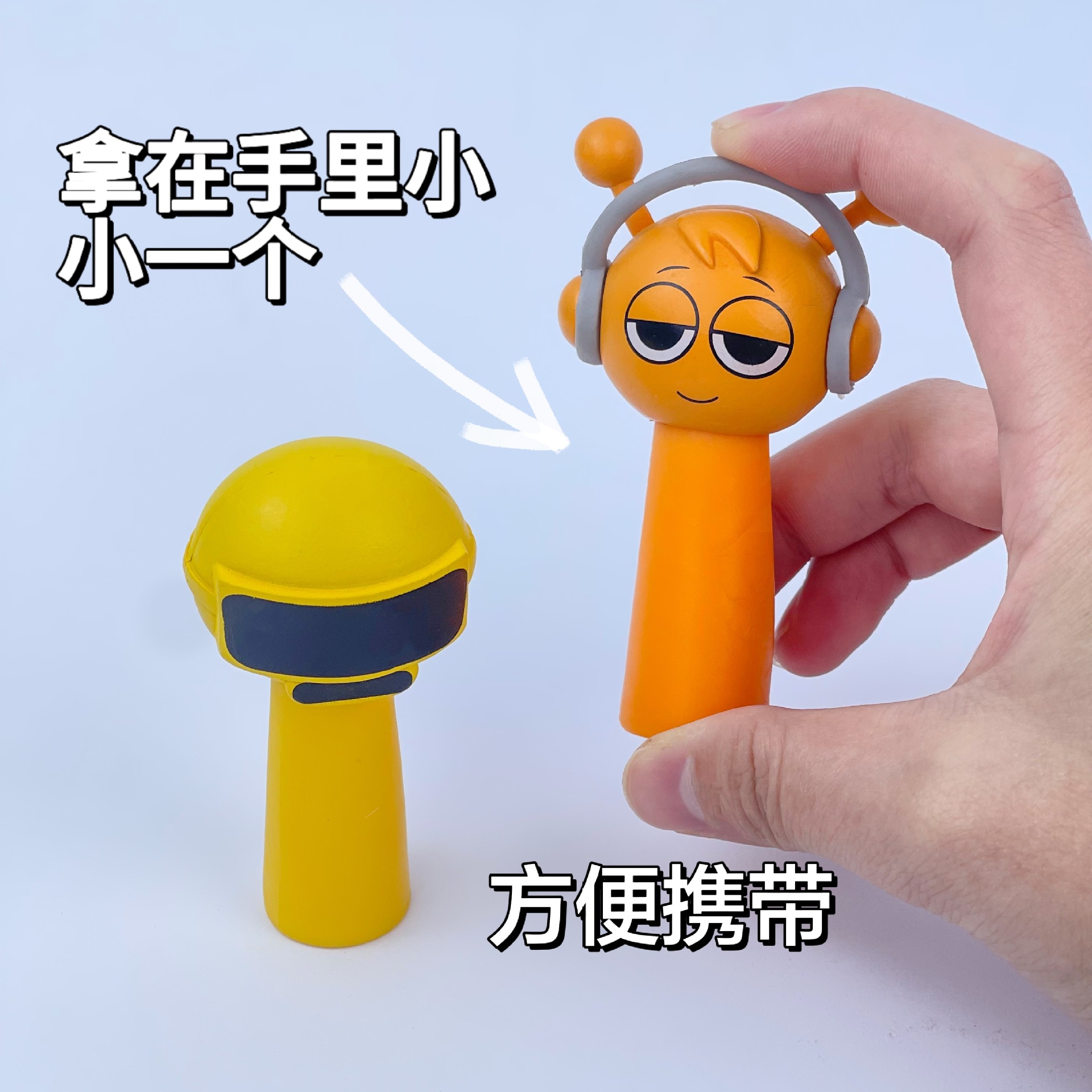 跨境新款节奏盒子Sprunki Plush手办模型摆件可爱卡通游戏周边