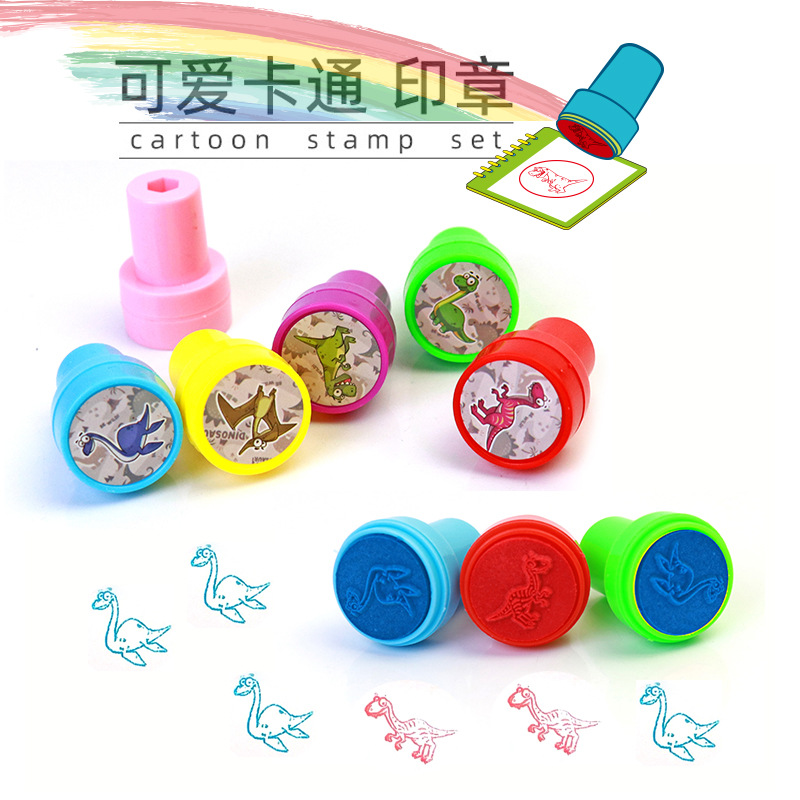 Miniature underwater animal/dinosaur/insect stamps made of eco-friendly material, specially designed for cross-border packaging.