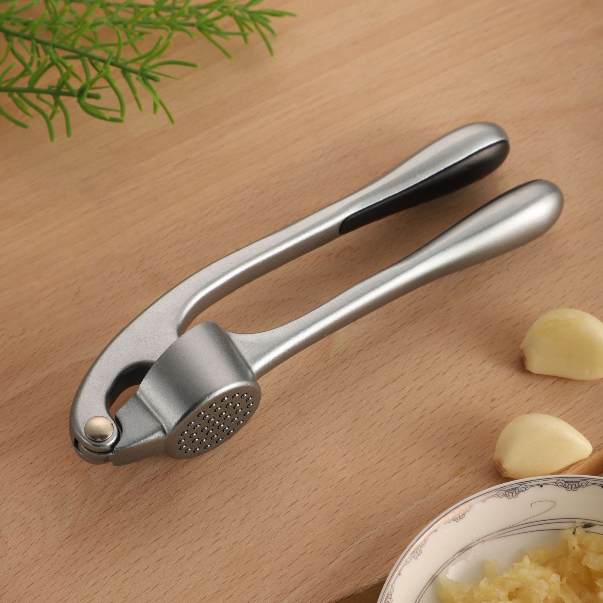 Artefacto de prensa de ajo de puré transfronterizo, cocina