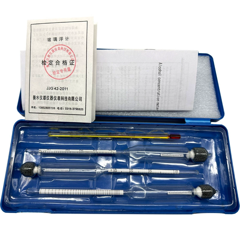Эластометр Концентромер спирта пластиковая коробка с тремя группами счетчик спирта тестовый метр ликера 0-100 градусов тестовый метр