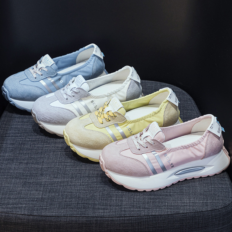 Genuine Leather Shallow-Mouthed Single Shoes for Women, 2026 Autumn New Style Dad Shoes, Internet Celebrity Hot-Selling Casual Fashion Thick-Soled Sports White Shoes Genuine Leather Shallow-Mouthed Single Shoes for Women, 2026 Autumn New Style Dad Shoes, Internet Celebrity Hot-Selling Casual Fashion Thick-Soled Sports White Shoes
