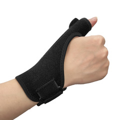 Wholesale Sports Finger Wrist Support Band with Pressure Thumb Aluminum Rod Support Finger Protection Sleeve for Basketball