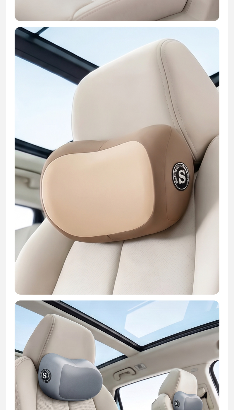 Car Lumbar Pillow for Driver's Seat, Lumbar Support, Car Headrest, Lumbar Support Pillow, Neck Pillow