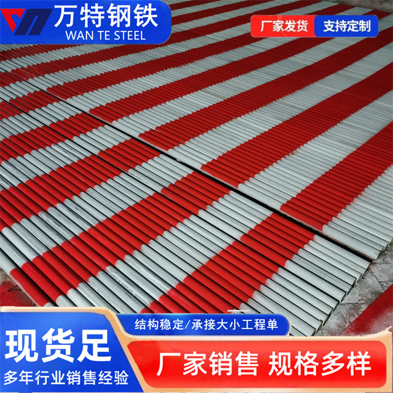 Q235架子管喷漆颜色定 制 建筑工地搭架子直缝焊接钢管外架脚手架