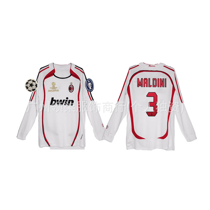 Camiseta de fútbol retro estrella brasileña C.A.C.C.R.R.N.M. fabricante de camiseta de colección