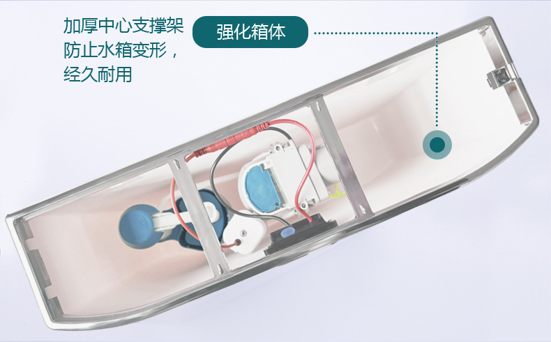 The intelligent sensor water tank for manual and automatic dual-purpose bathroom automatically flushes urine and feces in different levels undefined