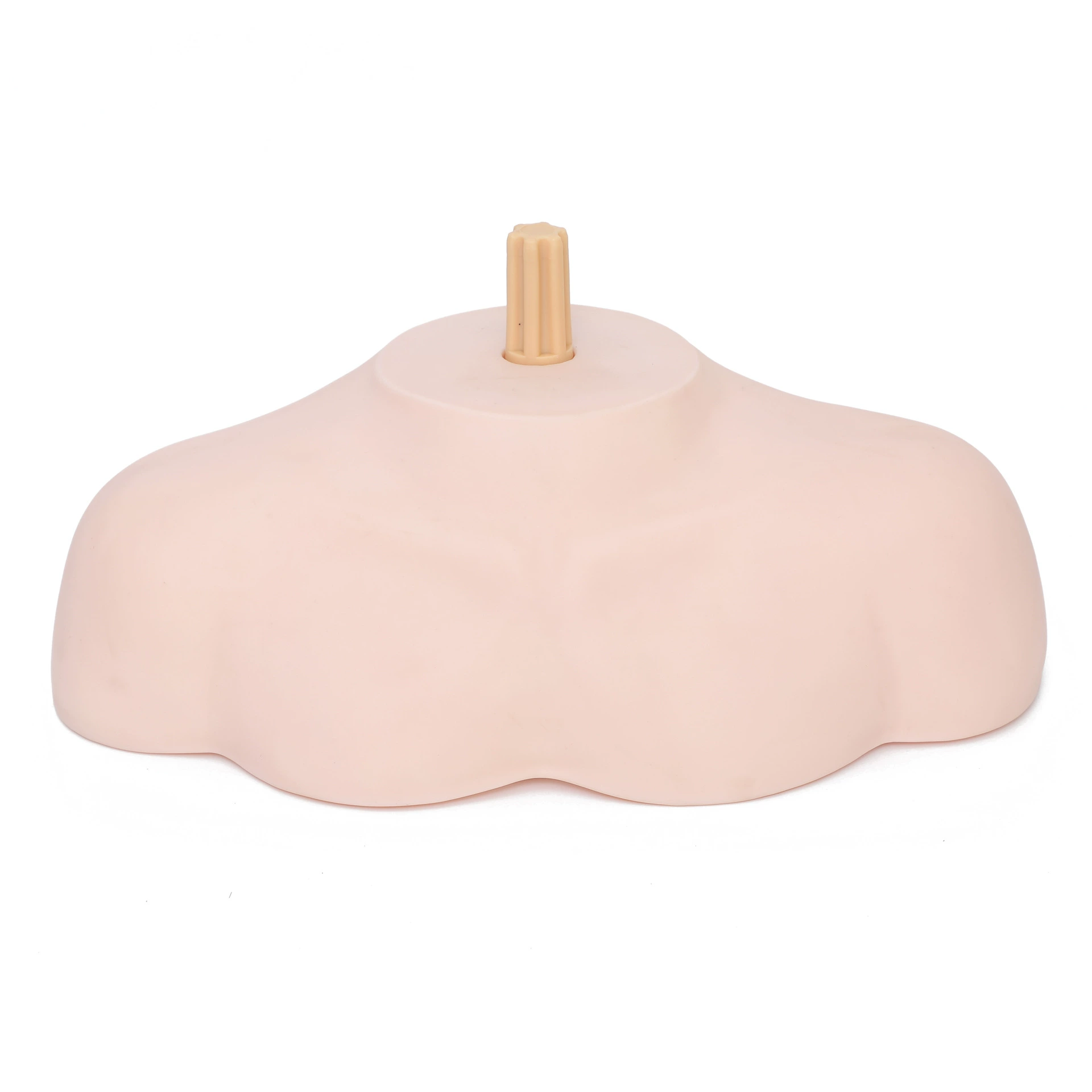 Mannequin head for hairdressing salons, universal tubing