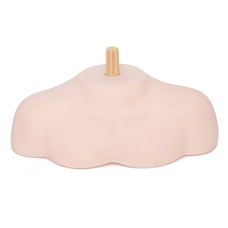 Mannequin head for hairdressing salons, universal tubing