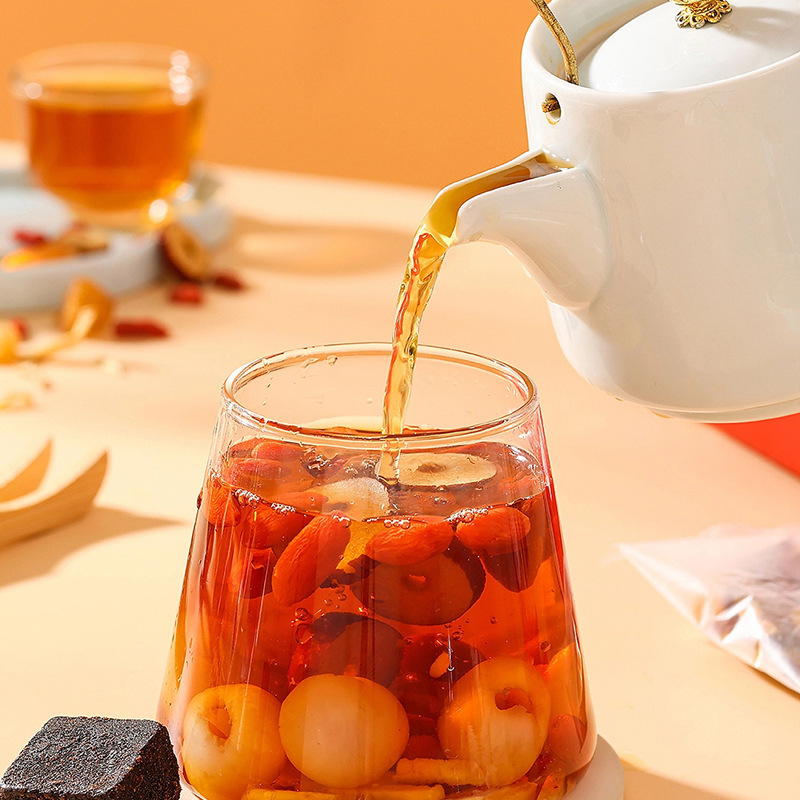 【一件代发包邮】红糖姜茶黑糖姜茶桂圆红枣姜丝枸杞组合茶独立装|undefined
