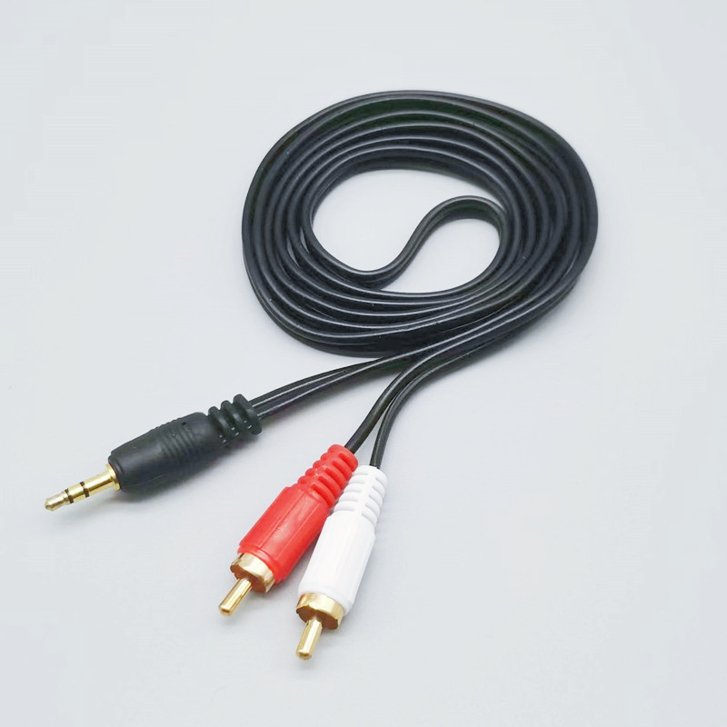 Un minuto tres cable de audio TV por cable DVD Set-Top Box Lotus cable 3,5mm un minuto dos cable de audio AV cable