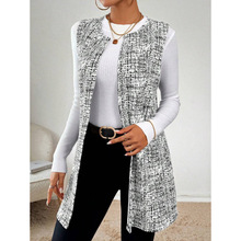 N 37388 Woolen sleeveless vest cape ë��������������