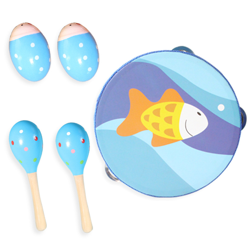 Orff percusión traje de Kindergarten enseñanza ayudas tablero arena martillo pandereta juguete los niños traje color al por mayor